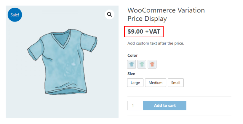 custom text after the woocpmmerce price